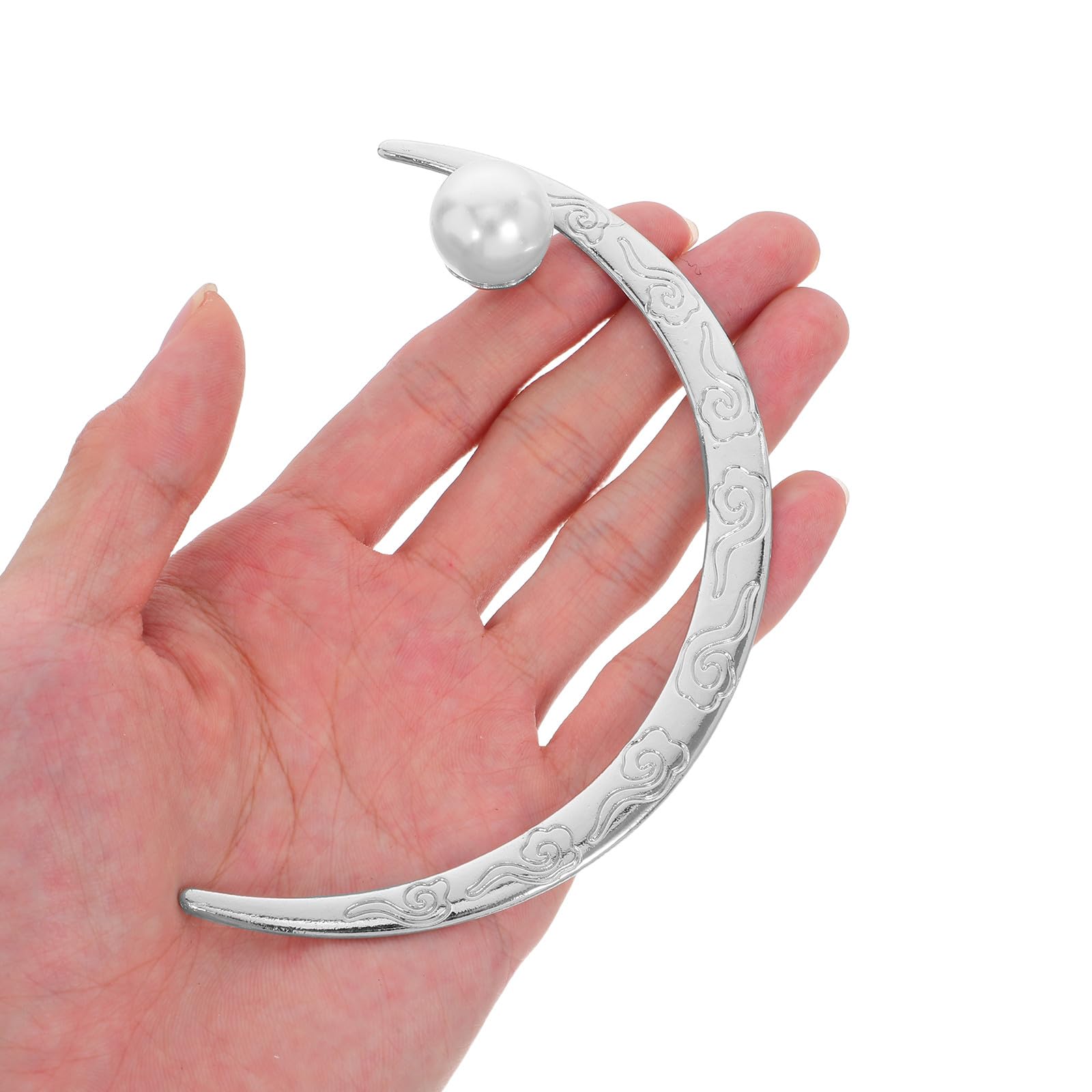 Amazon.co.jp: CIMAXIC Moon Hair Accessories Moon Hair Fork Metal